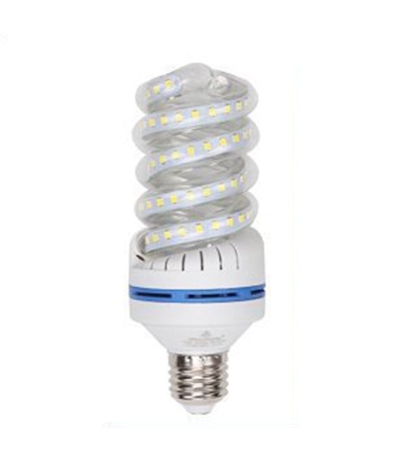 LAMPADINA LED E27 24W VORTICE SPIRALE LUCE NATURALE CALDA FREDDA