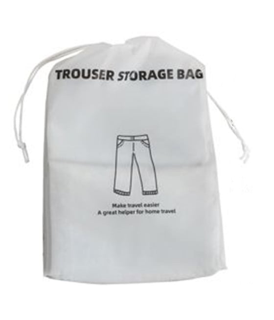 3PZ ORGANIZER VIAGGIO CASA BORSA PORTA PANTALONI 30X40CM COULISSE