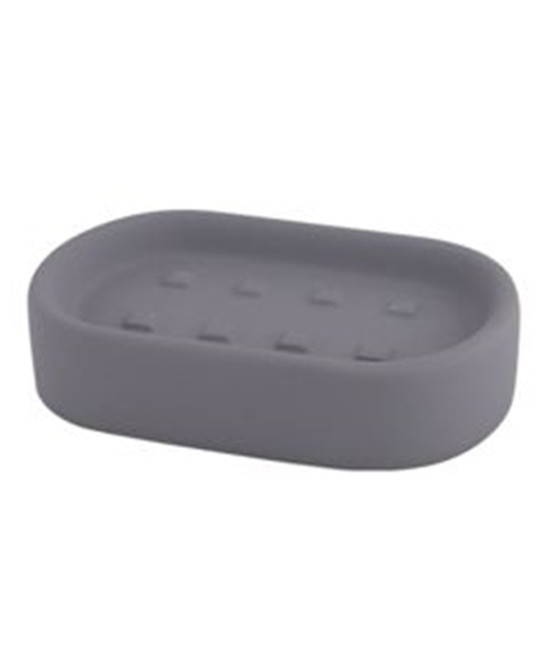 PORTA SAPONE PIATTO SAPONETTA ARREDO BAGNO GRIGIO 87811