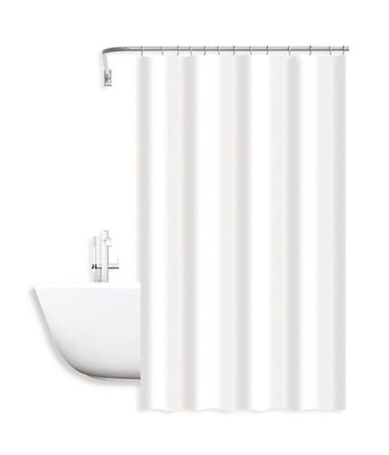 TENDA DOCCIA 180 X 200 CM GANCI ANELLI BAGNO BIANCA 79708