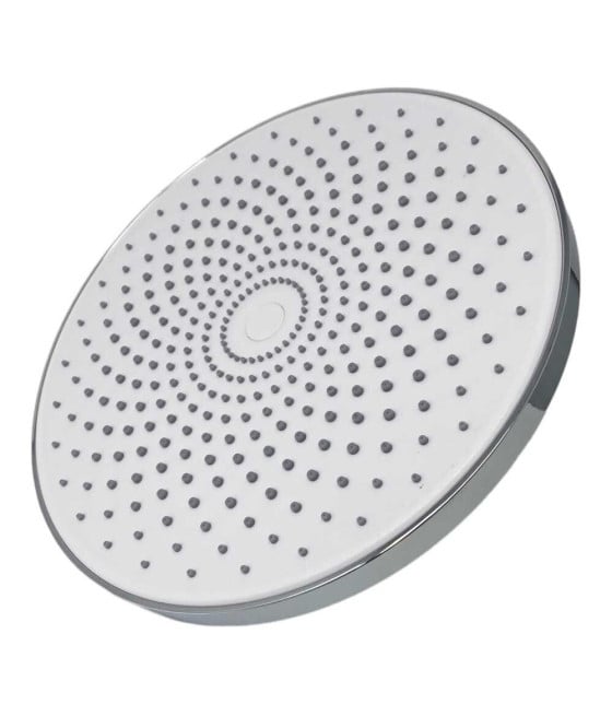 SOFFIONE DOCCIA BAGNO ROTONDO 22CM ABS DOCCETTA CROMATO 79371