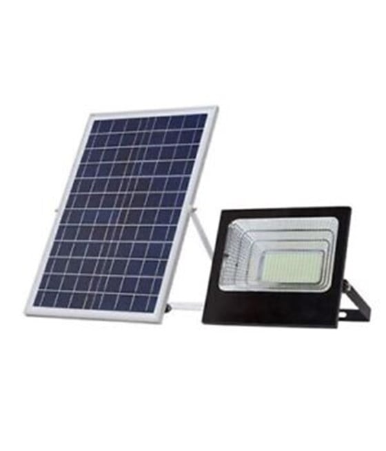 FARO A LED CON PANNELLO SOLARE 200 W BATTERIE AL LITIO