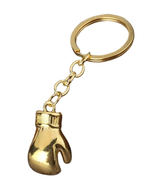 SET 12 PORTACHIAVI CON GUANTI GUANTONI DA BOXE ORO CIONDOLO BOMBONIERE