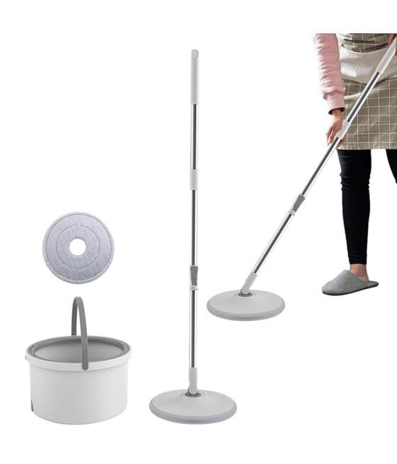 SET SCOPA SECCHIO IGIENICO PULIZIA PAVIMENTI CAPACITÀ 2,5 LT