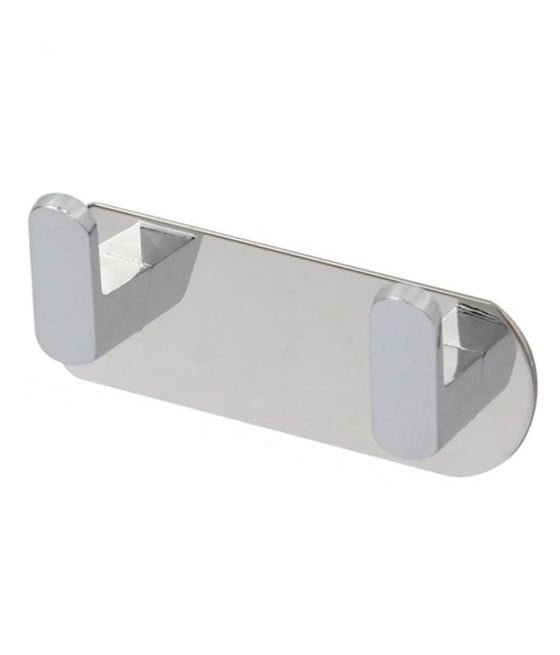 APPENDIABITI CON 2 GANCI APPENDINO BAGNO CASA CUCINA CROMATO 59731