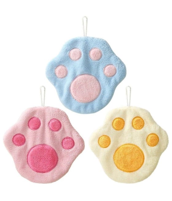 ASCIUGAMANO CON IMPRONTA GATTO APPENDERE BAGNO BAMBINI 10777