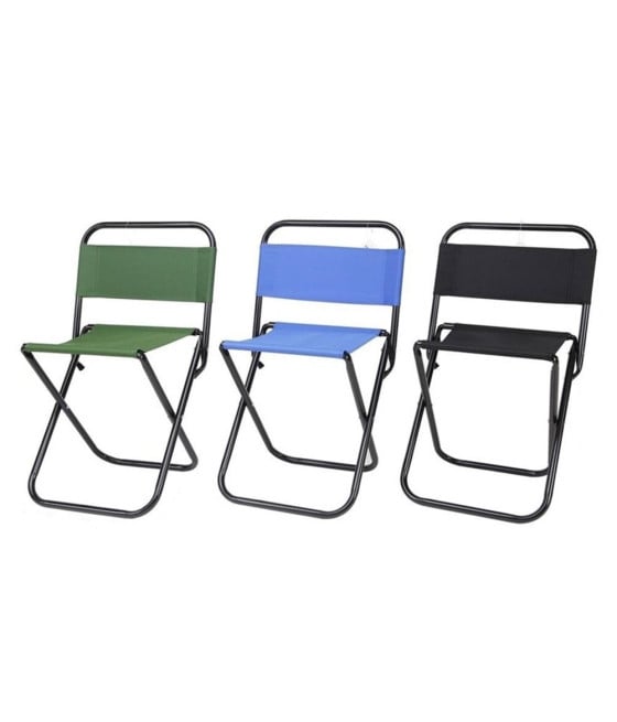 3PZ SEDIA PIEGHEVOLE PESCA CAMPEGGIO SGABELLO SPIAGGIA PICNIC 023247