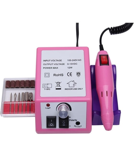 FRESA PER MANICURE 20000 GIRI/MIN ELETTRICO SET LIME PER UNGHIE