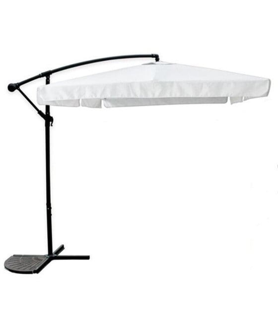 OMBRELLONE LATERALE DA GIARDINO PROTEZIONE SOLE BIANCO 223213