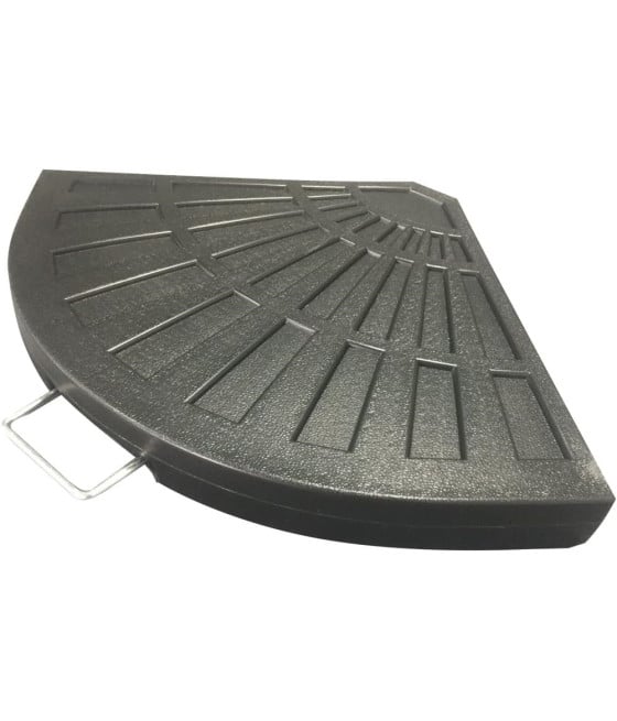 BASE PER OMBRELLONE PESO CON MANIGLIA METALLO NERO 020701