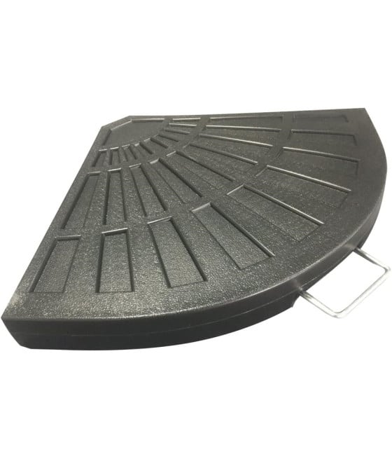 SUPPORTO BASE OMBRELLONE PESO NERO MANIGLIA METALLO 020702