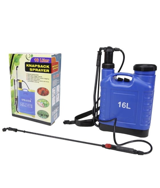 SPRUZZATORE A SPALLA A PRESSIONE A ZAINO DA 16LT CON LANCIA