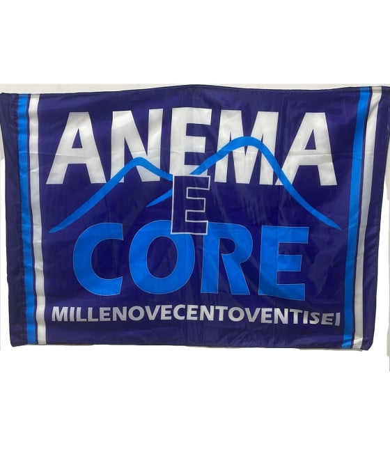 BANDIERA FORZA NAPOLI CALCIO ANEMA E CORE 1926 CAMPIONE D'ITALIA FESTA SCUDETTO