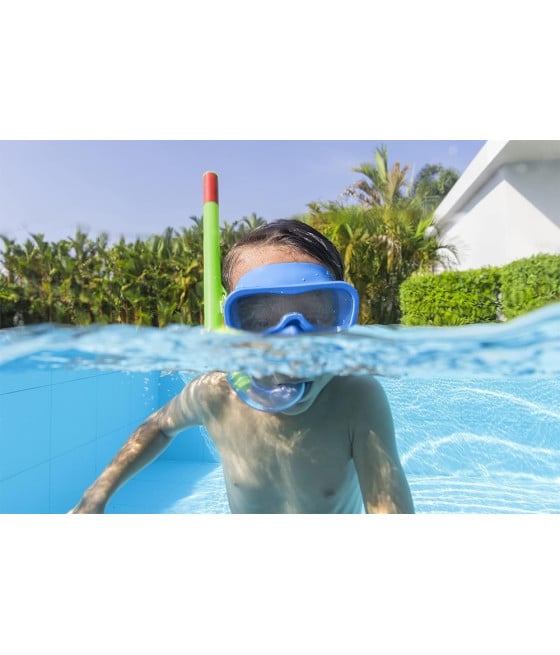 SET DA SNORKELING BAMBINI FLAPPER MASCHERA BOCCAGLIO PINNE 2 COL 25039