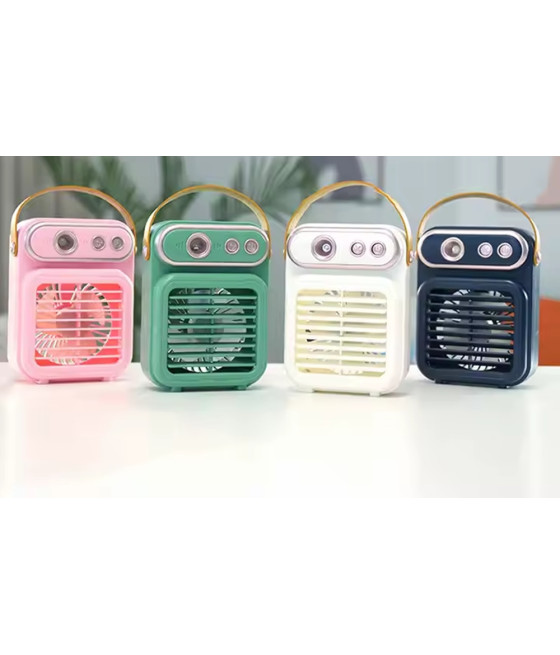 VENTILATORE A SPRUZZO VINTAGE TAVOLO ELETTRICO PORTATILE USB BATTERIA