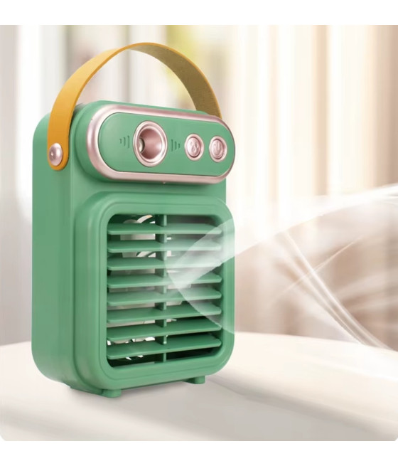 VENTILATORE A SPRUZZO VINTAGE TAVOLO ELETTRICO PORTATILE USB BATTERIA
