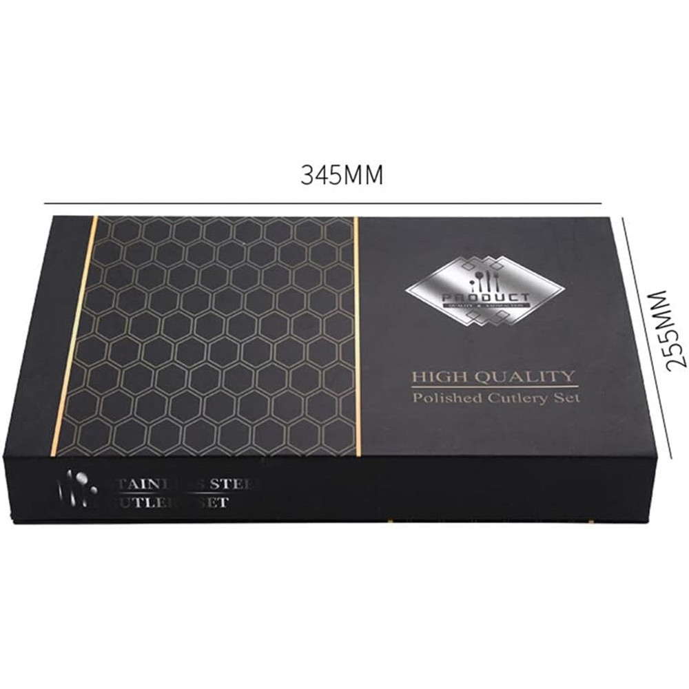 SET POSATE 24PZ ACCIAIO MULTIUSO CASA CUCINA SERVIZIO PER 6