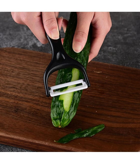 SET COLTELLI CUCINA ACCIAIO 6PZ MANICO SILICONE MOTIVO ONDULATO NERO