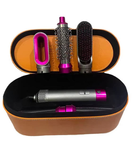 ASCIUGACAPELLI 5 IN 1 SET SPAZZOLE CAPELLI PETTINE AD ARIA CALDA ARRICCIACAPELLI