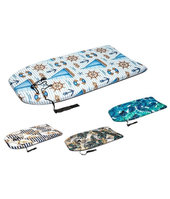 TAVOLETTA MARE EPS 94CM SURF BODYBOARD DECORI ASSORTITI CORDA CAVIGLIA