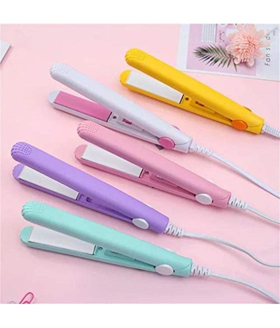 MINI PIASTRA PER CAPELLI PORTATILE PROFESSIONALE CON CONTENITORE