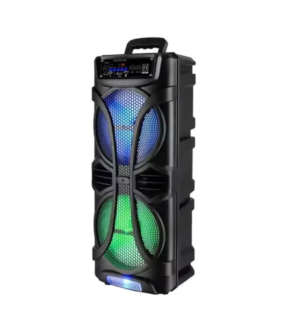 CASSA AMPLIFICATA SP-53 KARAOKE BLUETOOTH MICROFONO WIRELESS TROLLEY
