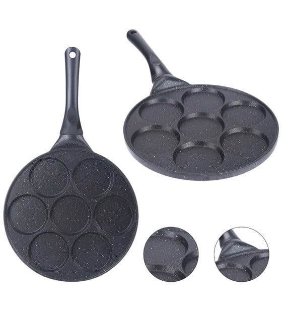 PADELLA MULTIFUNZIONE PER PANCAKE A 7 FORI ANTIADERENTE 62432