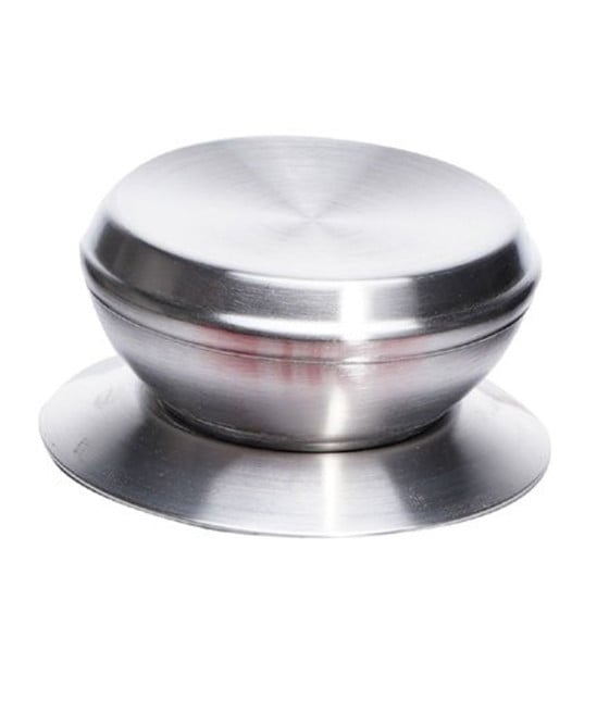 POMELLO MANOPOLA DI RICAMBIO PER COPERCHIO Ø6.5 CM ARGENTO
