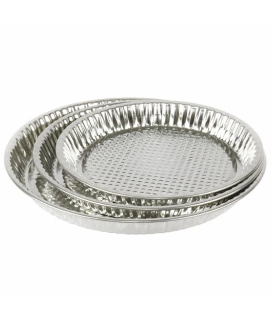 TRIS STAMPI PER CROSTATA IN LATTA 24/28/32 CM TEGLIE 007910A
