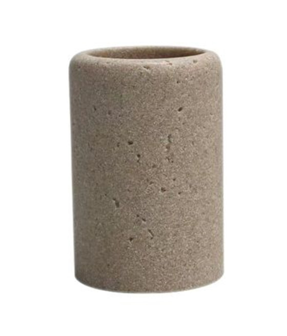 BICCHIERE PORTA SPAZZOLINI PIETRA CEMENTO NATURALE BAGNO 87824