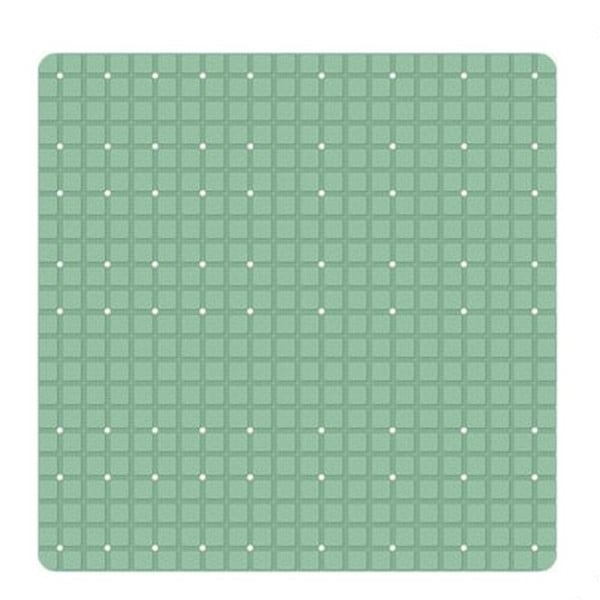 TAPPETO VERDE PVC ANTISCIVOLO PER VASCA BAGNO DOCCIA QUADRATO 52X52CM