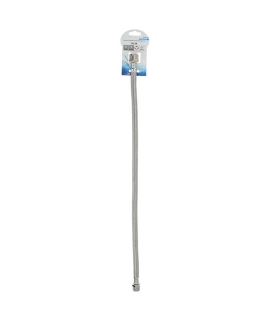 TUBO FLESSIBILE RUBINETTO MISCELATORE ACQUA ØF3/8 X M1/2 50CM 87479