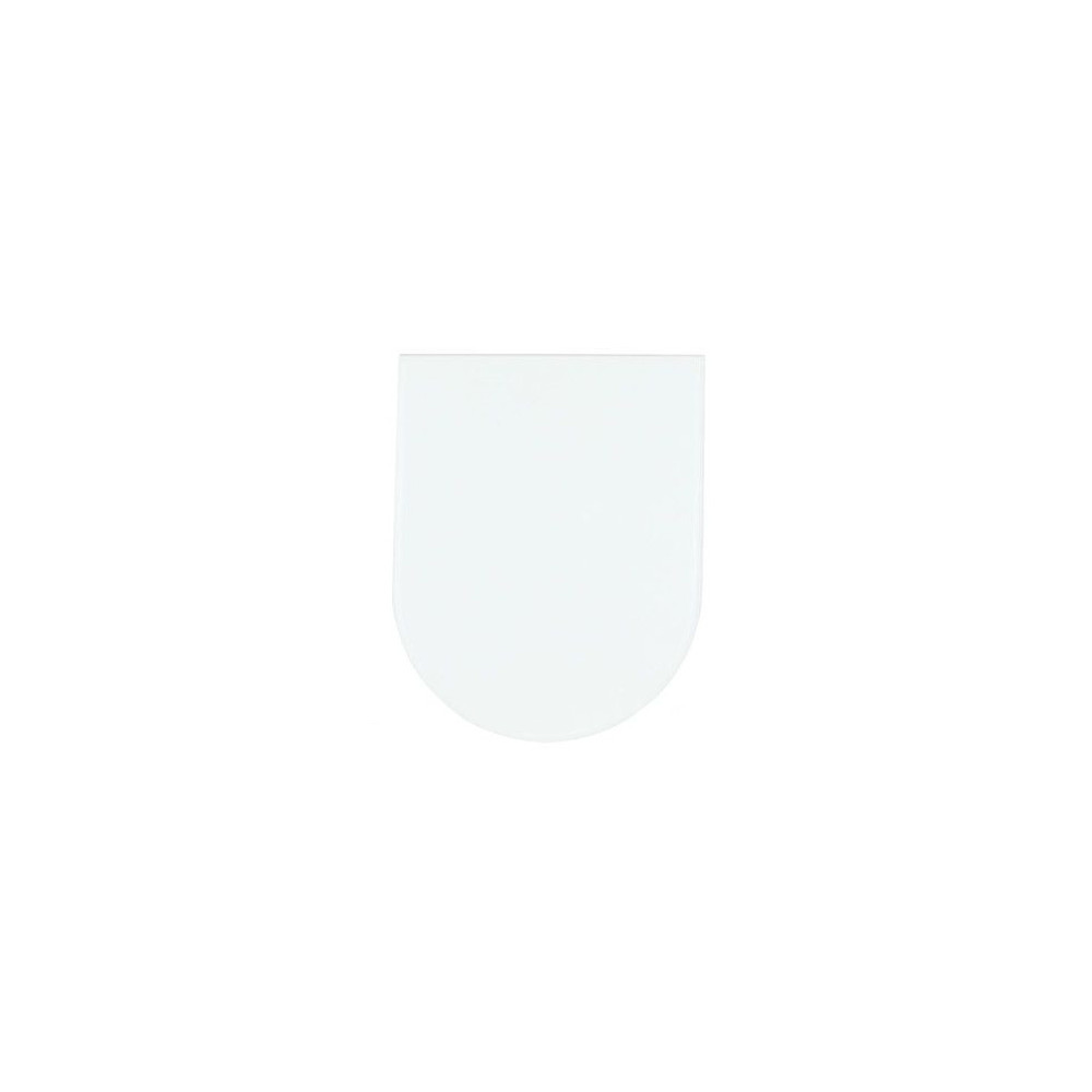 COPRIWATER UNIVERSALE SEDILE WC BIANCO BAGNO FORMA D CHIUSURA AMMORTIZZATA