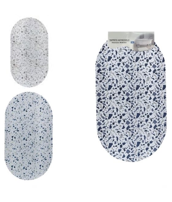 TAPPETO ANTISCIVOLO VASCA BAGNO DOCCIA 38X68.5CM EFFETTO GRANITO ASTRATTO