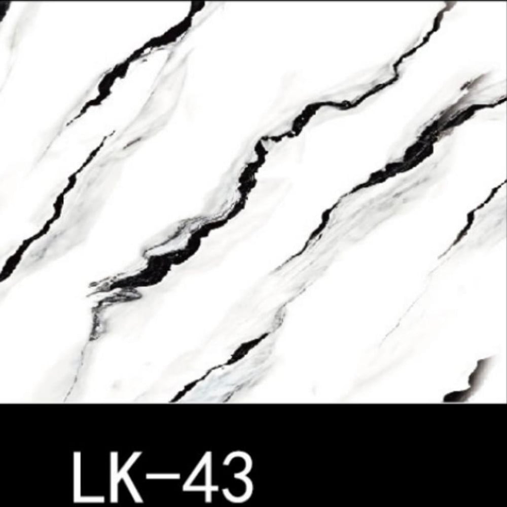 PANNELLO ADESIVO EFFETTO MARMO BIANCO VENATO NERO 120X300 CM PARETI