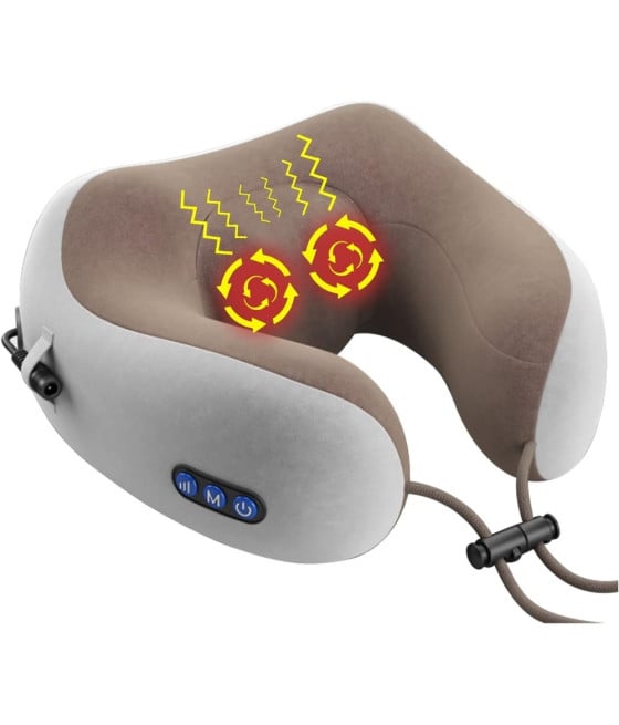 MASSAGGIATORE ELETTRICO MASSAGGIO CERVICALE SPALLA CUSCINO MASSAGGIANTE