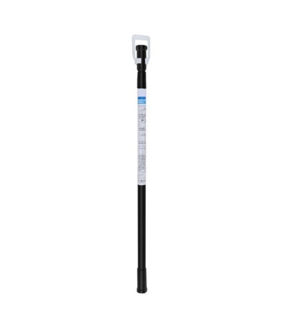 BASTONE ASTA TENDA DOCCIA TELESCOPICO 70 A 120 CM ALLUMINIO NERO 87231