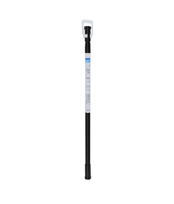 BASTONE ASTA TENDA DOCCIA TELESCOPICO 110 A 200CM ALLUMINIO NERO 87232