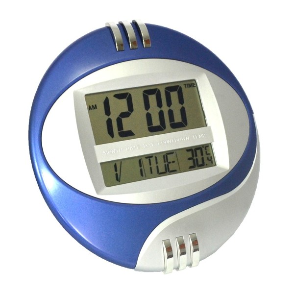 Orologio radiocontrollato orologio automatico intelligente calendario della  temperatura silenzioso minimalista silenzioso orologi da parete decorazioni  per la casa in metallo Murale B