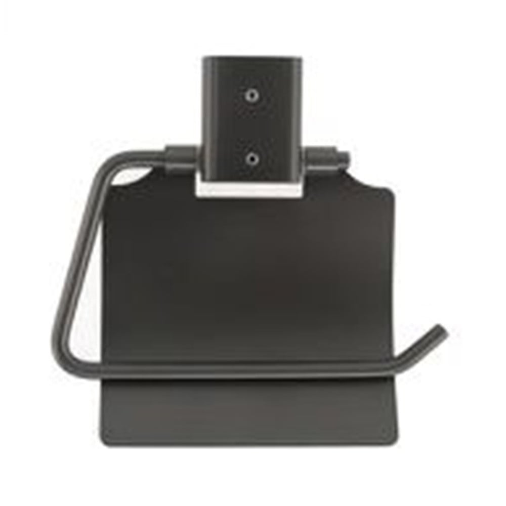 PORTA ROTOLO CARTA IGIENICA PARETE ACCIAIO COPERTURA GRIGIO BAGNO 87941