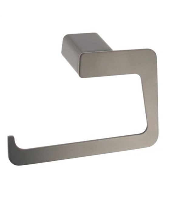 PORTA ROTOLO CARTA IGIENICA STILIZZATO ACCIAIO GRIGIO MURO BAGNO 87943