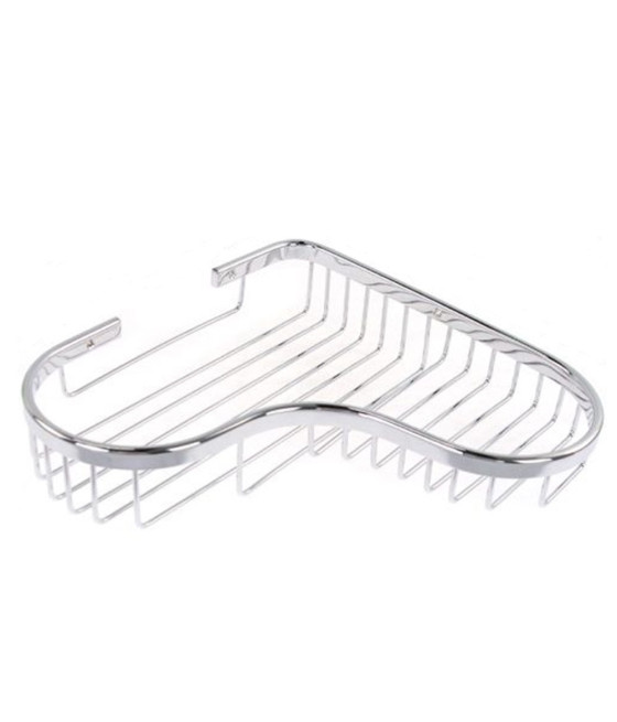 MENSOLA DOCCIA BAGNO ANGOLARE CROMATA PORTA OGGETTI CUORE 87903