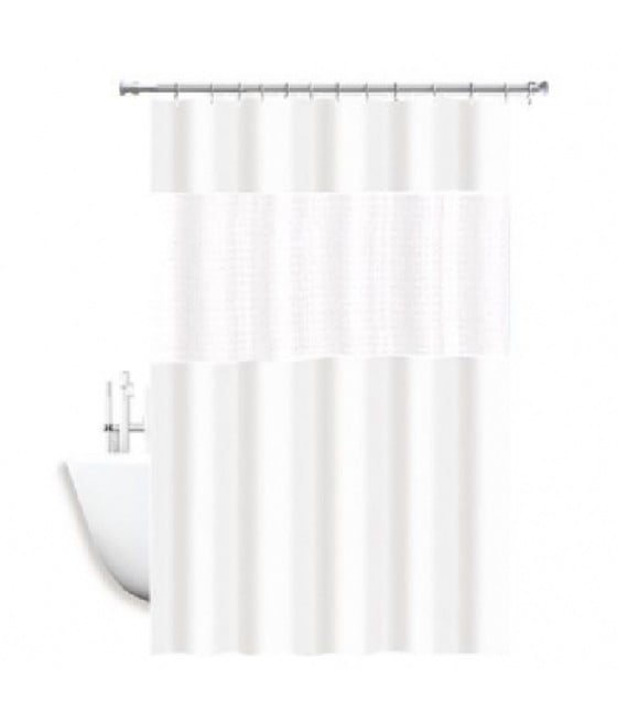 TENDA DOCCIA VASCA IMPERMEABILE IN EVA BIANCO GIUNTURA 180X240CM 52135