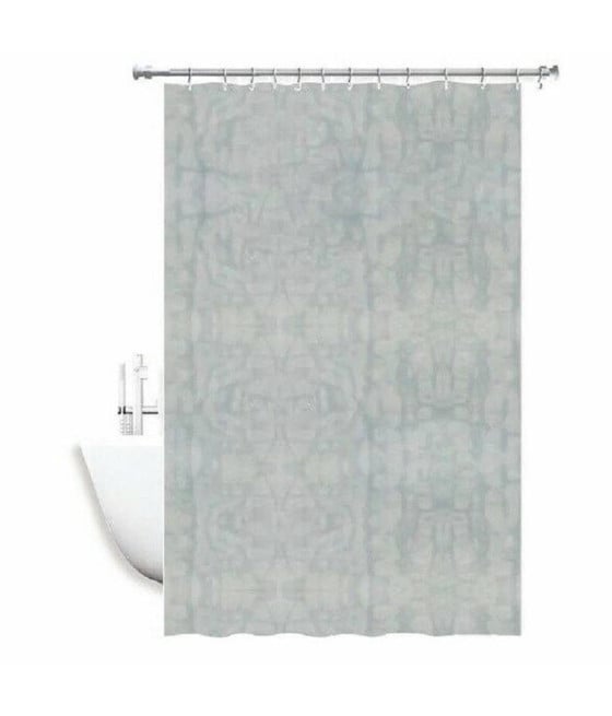 TENDA DOCCIA ANTIMUFFA 180 X 240CM CON ANELLI BAGNO BIANCA 2D 52132