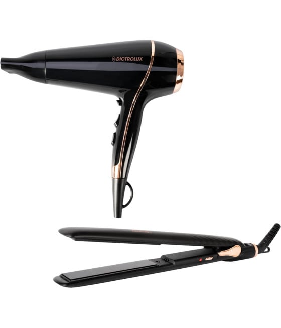 SET PROFESSIONALE ASCIUGACAPELLI PHON 2100 W + PIASTRA PER CAPELLI 35W