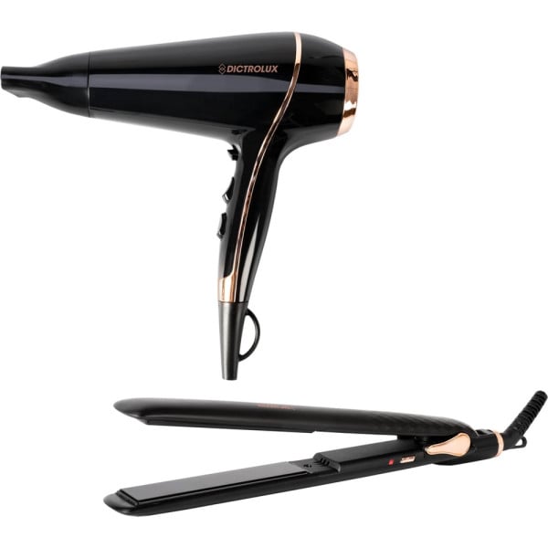 SET PROFESSIONALE ASCIUGACAPELLI PHON 2100 W + PIASTRA PER CAPELLI 35W