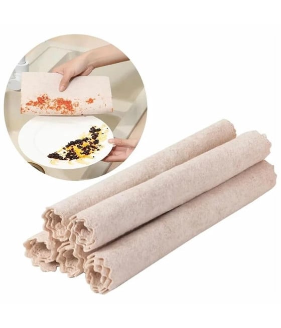 SET 10 PZ PANNI STROFINACCI PER PULIZIA VETRI CUCINA RIUTILIZZABILI