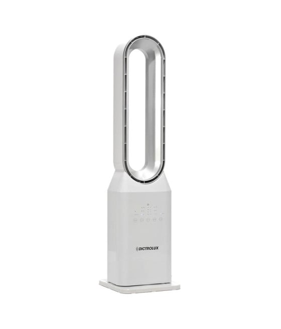 VENTILATORE A TORRE 91CM 50W BIANCO SENZA PALE SILENZIOSO OSCILLANTE
