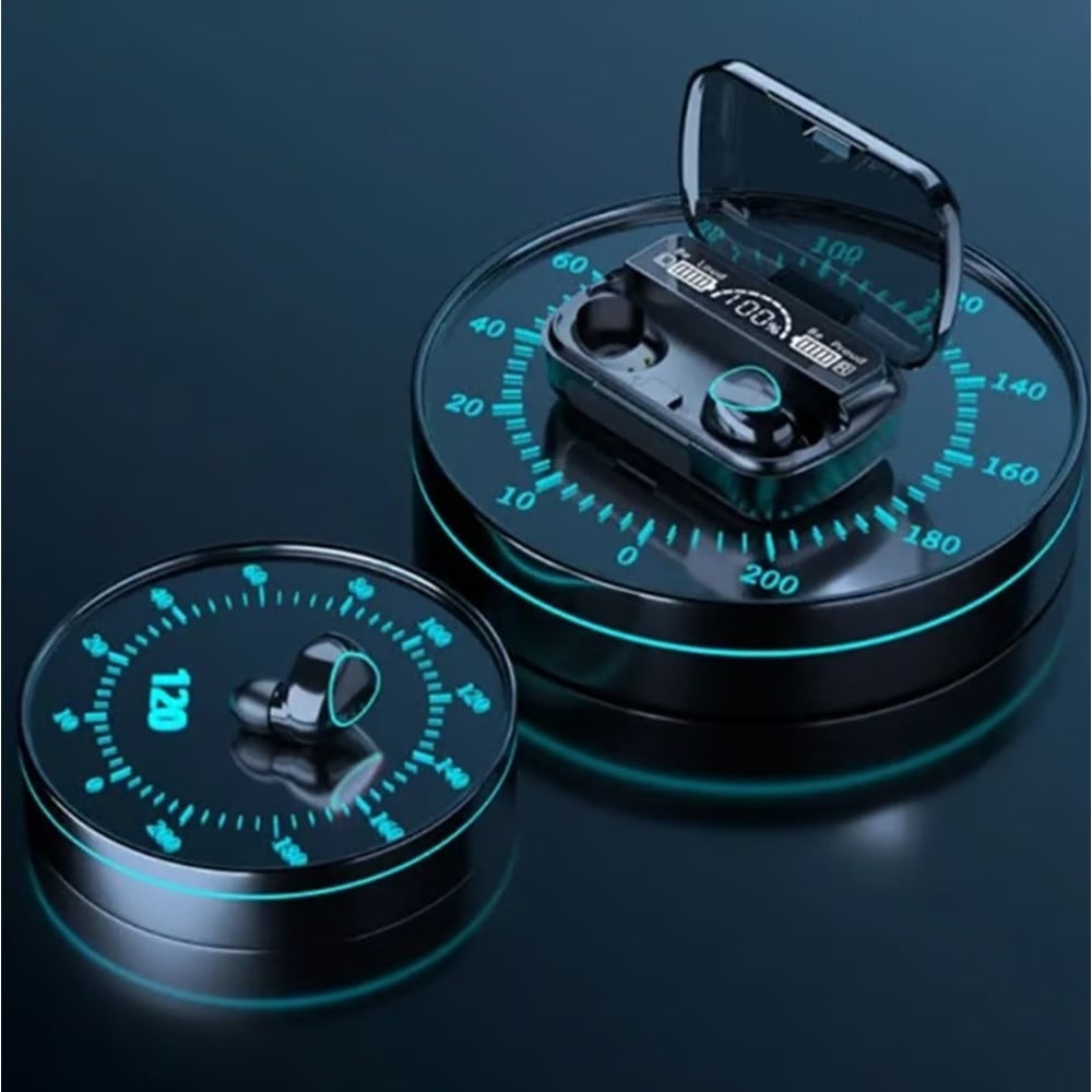 AURICOLARI SPORTIVI WIRELESS TWS CUFFIE BLUETOOTH 5.1 IMPERMEABILI SUONO