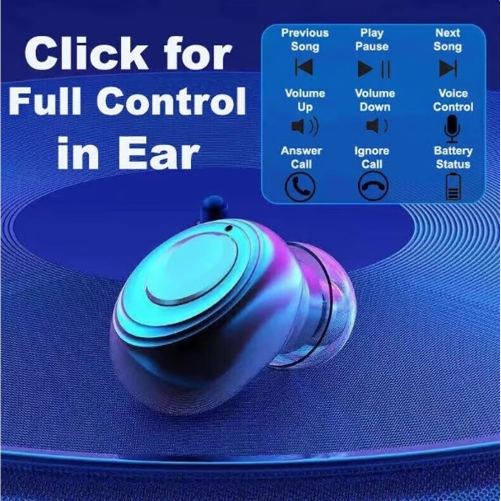 AURICOLARI SPORTIVI WIRELESS TWS CUFFIE BLUETOOTH 5.1 IMPERMEABILI SUONO